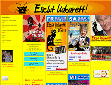 Tablet Screenshot of eschtkabarett.de